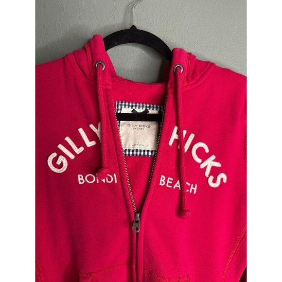 Vintage Abercrombie & Fitch Gilly Hicks Small Sydney Fitted Zip Up Hoodie - Picture 3 of 10